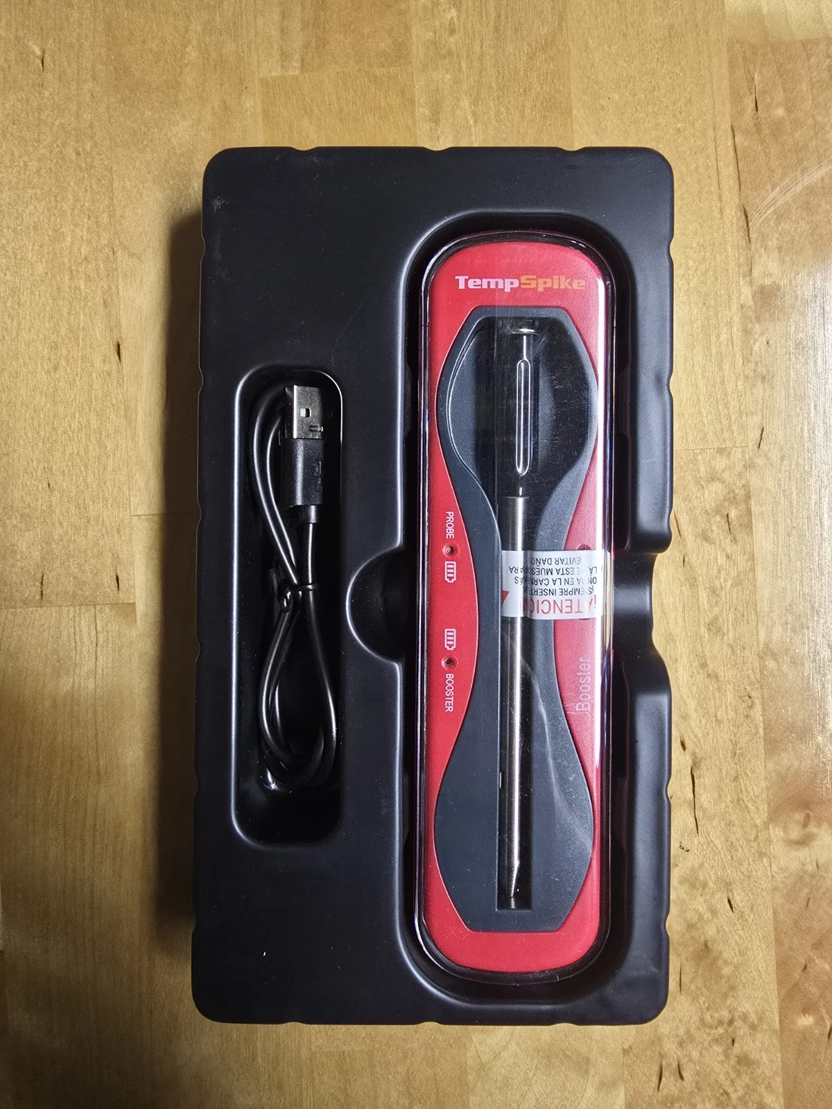 ThermoPro Tempspike Wireless Meat Thermometer Bluetooth - Red (TP960W)