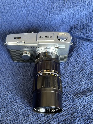 Vintage Olympus Pen F T Half Frame Film Camera Body / Lens Vintage Olympus Pen F T Half Frame Film Camera Body / Lens