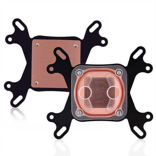 Computer PC CPU Water Cooling Block Waterblock Liquid Cooler 50mm Copper Bas Hot - Photo 4/12
