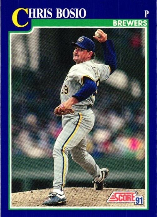 1991 Score - Chris Bosio #43
