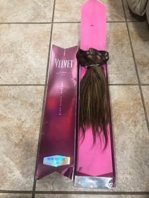 New OUTRE Velvet Remi Yaki 100% Human straight Hair weft 75''C4/ 24. 10''s