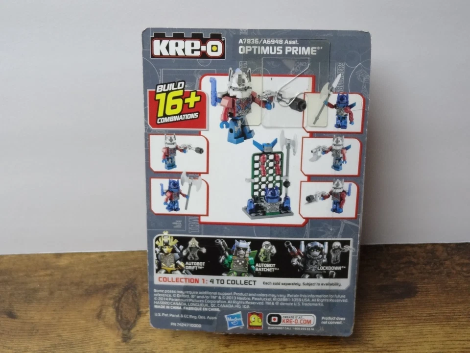 Transformers Kre-o Custom Kreon Optimus Prime (paquete dañado/abierto) Foto 4 de 4
