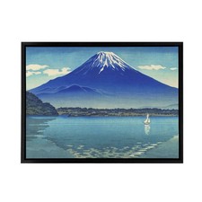 Koitsu Lake Shoji Mount Fuji Framed Canvas Japanese Wall Art Print