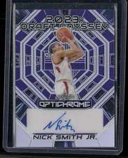 2022-23 Leaf Optichrome #DO-NSJ Nick Smith Jr. Prismatic Purple AUTO #5/5