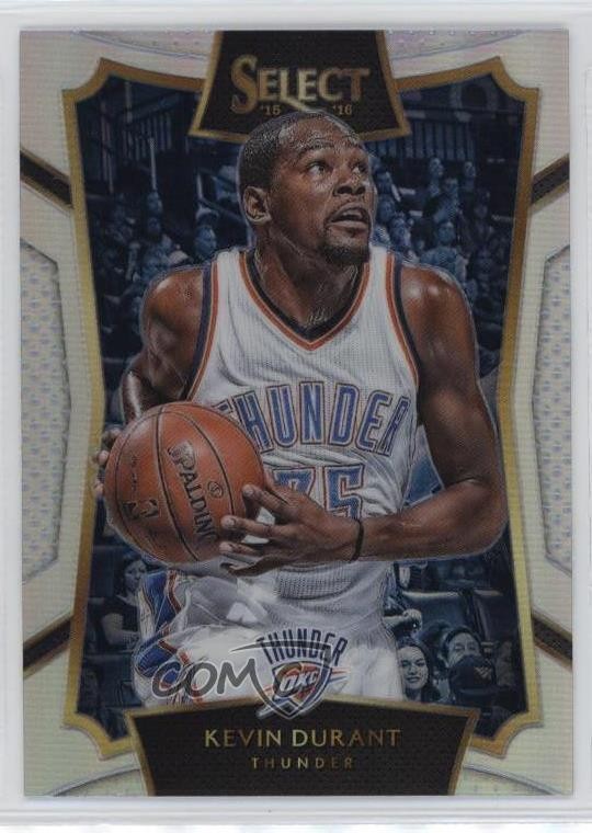 2015-16 Panini Select Concourse Silver Prizm Kevin Durant #66 00bl