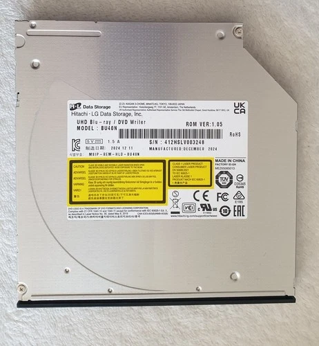Hitachi LG BU40N UHD BluRay Brenner mit UHD friendly 1.00 FW