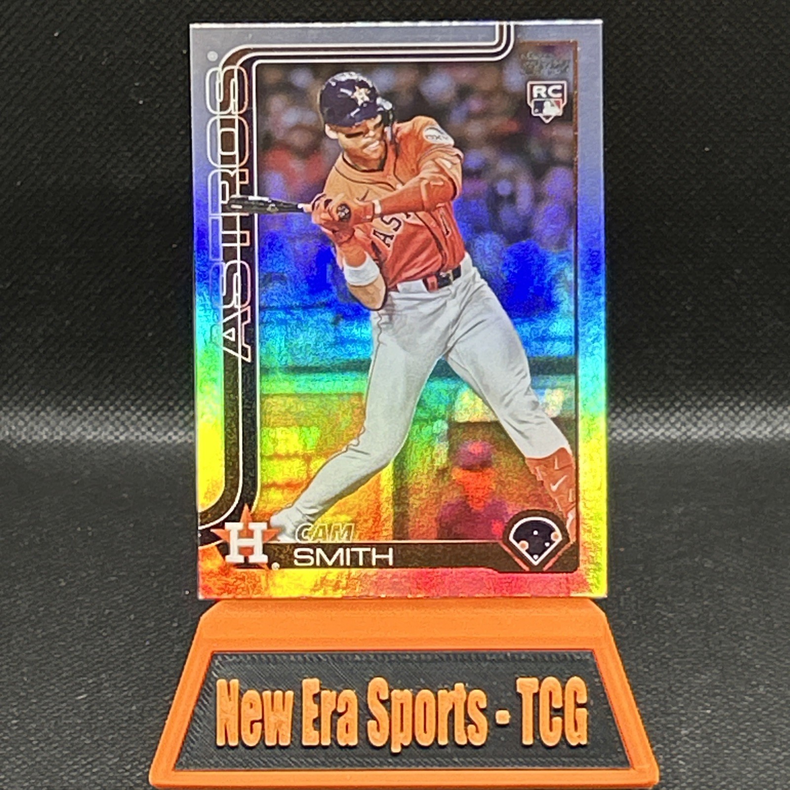 2025 Topps Update #US298 Cam Smith RAINBOW FOIL RC - Houston Astros