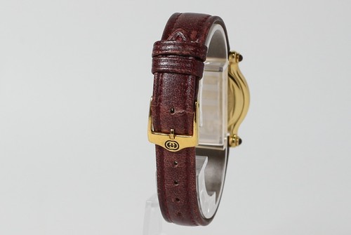 [Near MINT w/Box,Card,Paper] GUCCI 6500L Gold Dial Roman Quartz women's Watch - Picture 6 of 20