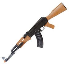 Spring AK47 Assault Rifle Airsoft gun - Laser  Light