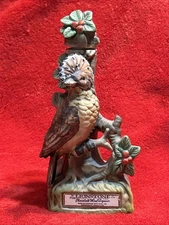Vintage Lionstone Whiskey Miniature Decanter, FLYCATCHER  1974 Japan