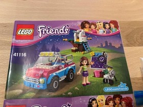 LEGO &reg; Friends expedition car, mountain hut & squirrel / set 41116 41031 41017