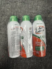3 New Odor Eaters Foot & Sneaker Antifungal SPRAY POWDER 4oz Each Exp 5/2027