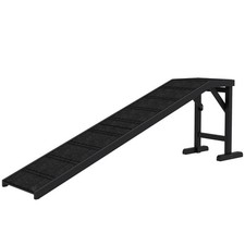 Dog Ramp for Bed, Pet Ramp with Non-Slip Carpet and Top