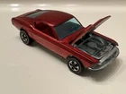 Hot Wheels Redline Custom Mustang Red Red