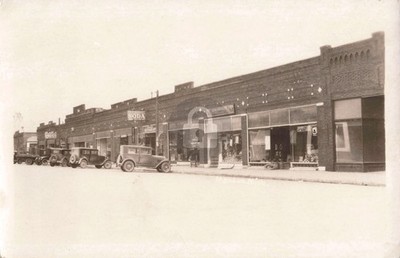 Street View Mendon MI Michigan #4 RPPC Photo Postcard COPY