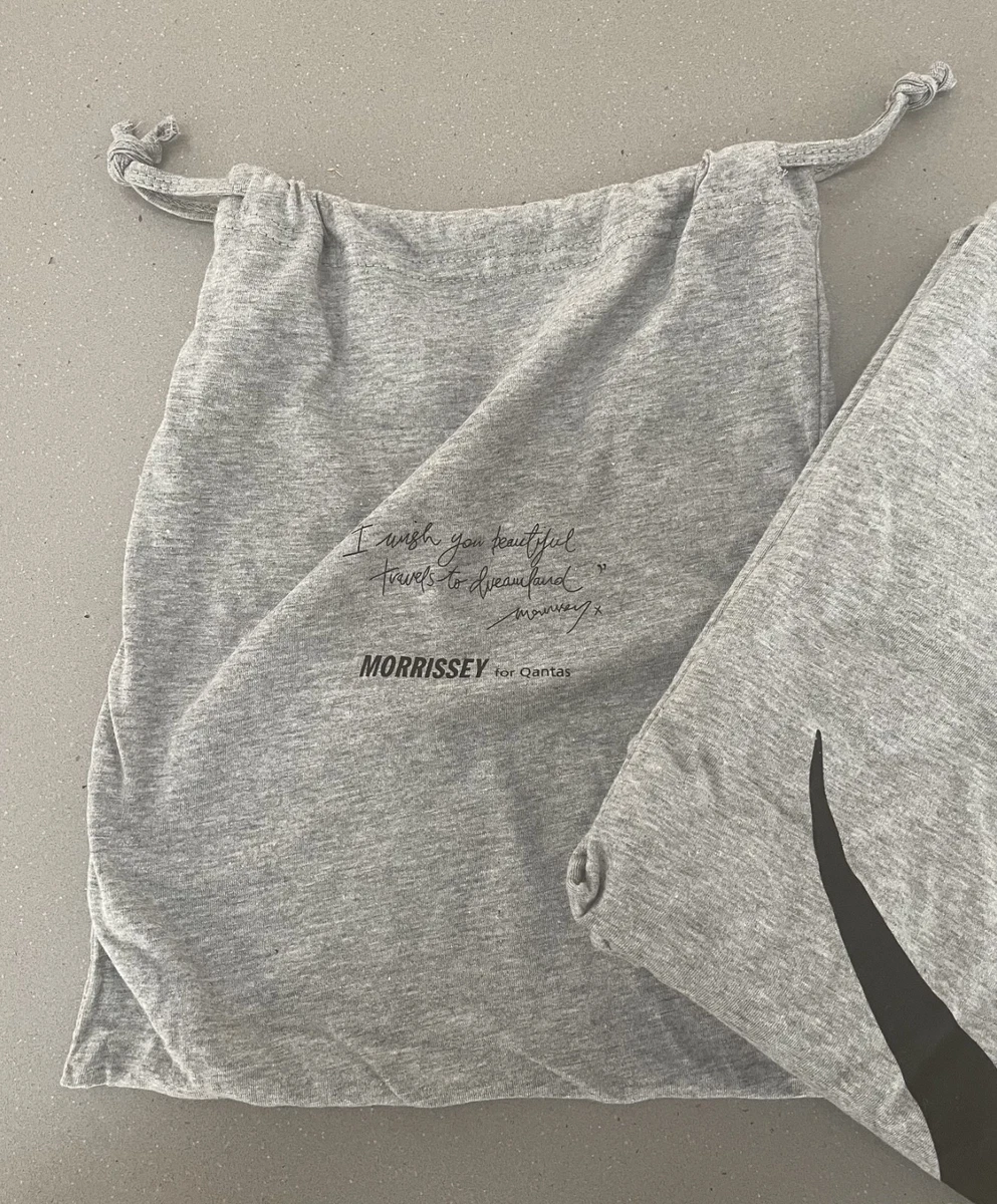 Qantas Business Class **Peter Morrissey** Pyjamas Size L/XL in Drawstring Bag