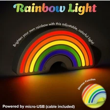 Fizz Creations Rainbow Mood Light w/ Dimmer – USB Powered – New in Box
