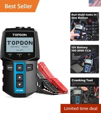 Comprehensive 12V Battery Tester for Cars and Boats – Safe and Portable Solution