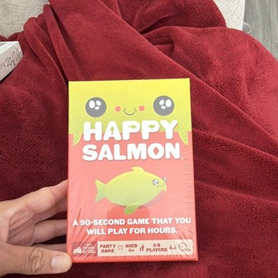 Exploding Kittens Happy Salmon Party Card Game Ages 4-11 3-8 Players