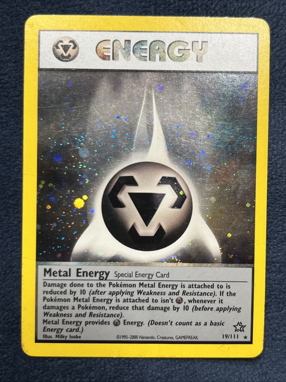 Metal Energy 19/111 Neo Genesis Holo Pokemon TCG