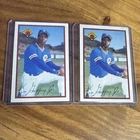 Bowman 1989 Ken Griffey Jr. MLB Rookie Card #220 Baseball Trading Card Lot 2