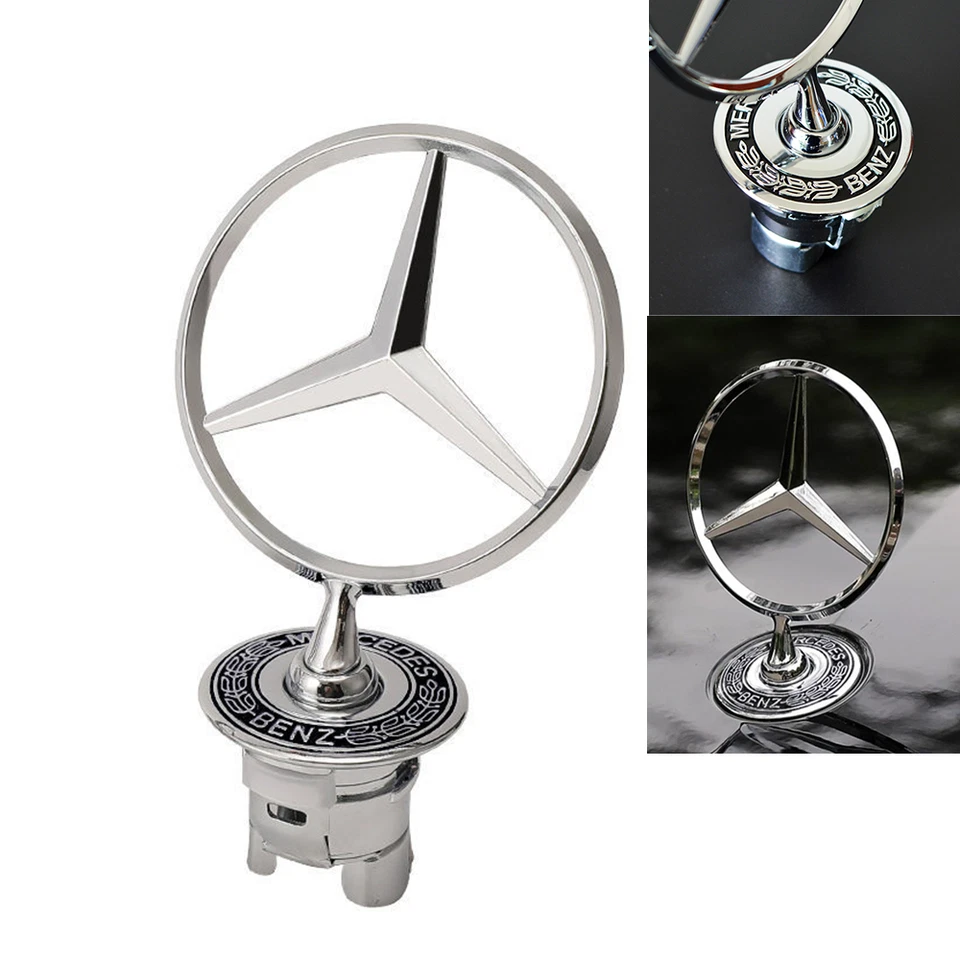Front 3D Hood Emblem For Mercedes Benz E300 E320 S300 S400 S500 C230 C200 C180 Foto 2 de 4