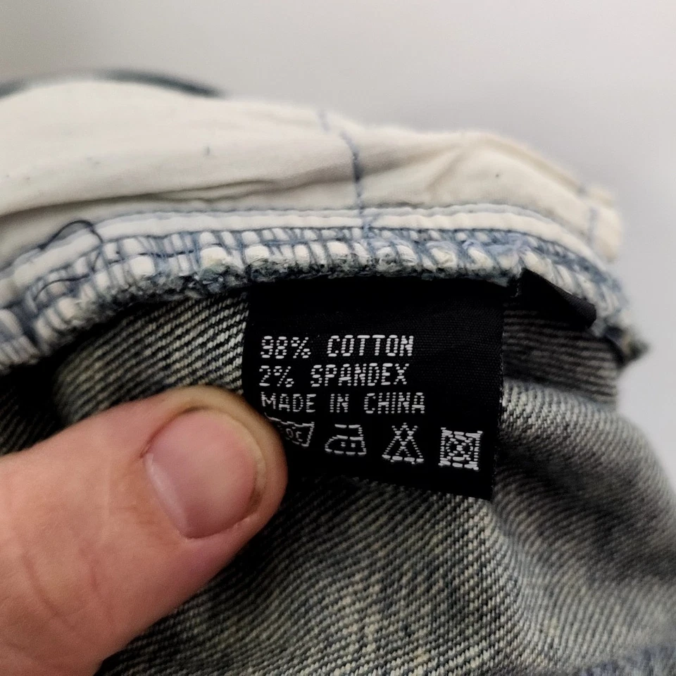 Falda vaquera estilo J para mujer talla 30 lavado medio denim línea A hasta la rodilla modesta floral Foto 4 de 4