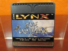 1989 BLUE LIGHTNING FLIGHT SIM. ATARI LYNX SYSTEM EXCELLENT WORKING CONDITION