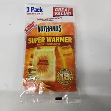 75 Count HotHands Super Warmer Larger Size Heat Pack Expires 09/2026 !! In3 PACK