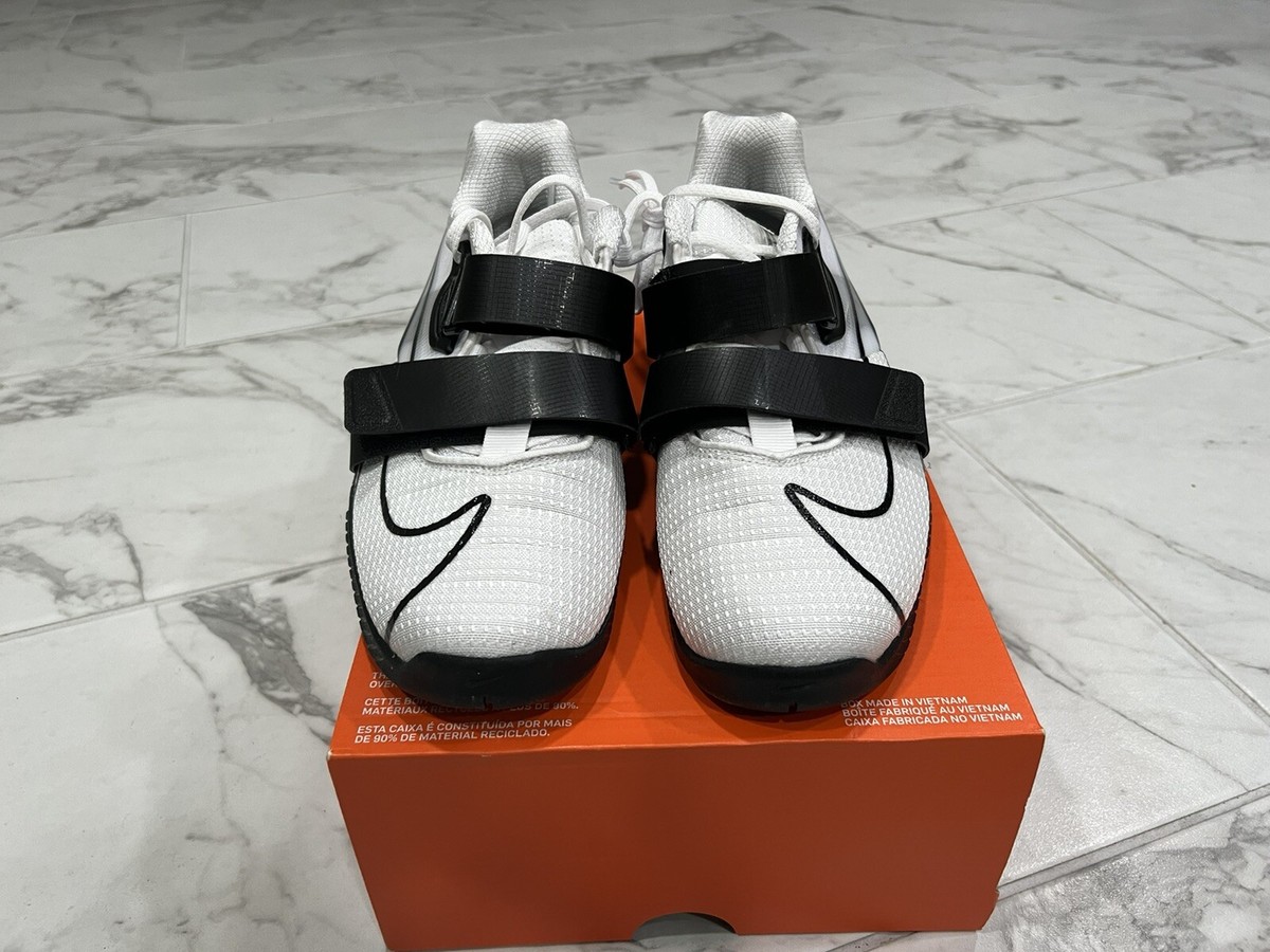 Buy Size 13 - Nike Romaleos 4 White Black online | eBay