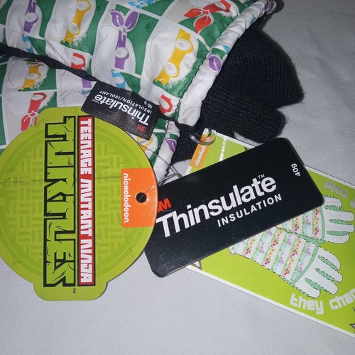 FREEZY FREAKIES-Teenage Mutant Ninja Turtles-Kids M/L-Winter Gloves Cold Change - Picture 7 of 9