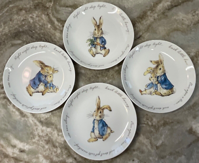Peter Rabbit Appetizer Plates Set Of 4. The World Of Beatrix