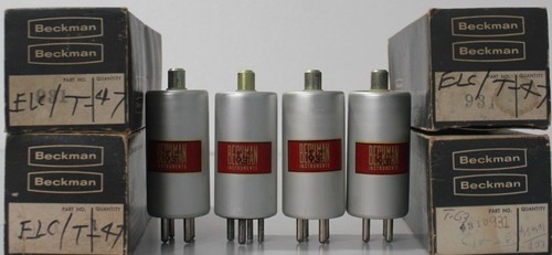 931 Beckman made in U.S.A Electron tube for PH meter Qty 4 Pcs - Picture 2 of 7