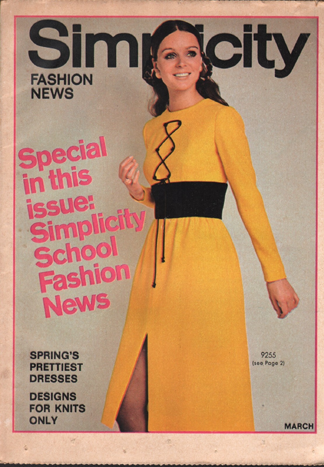 Simplicity Fashion News March 1971  Vintage Sewing Pattern Catalog Pamphlet