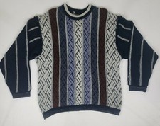 Vintage Carlo Colucci 3D Cable Knit Wool Sweater Size 52