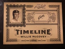 2005 Prime Cuts WILLIE MCCOVEY Timeline SP Serial #d 45/100!
