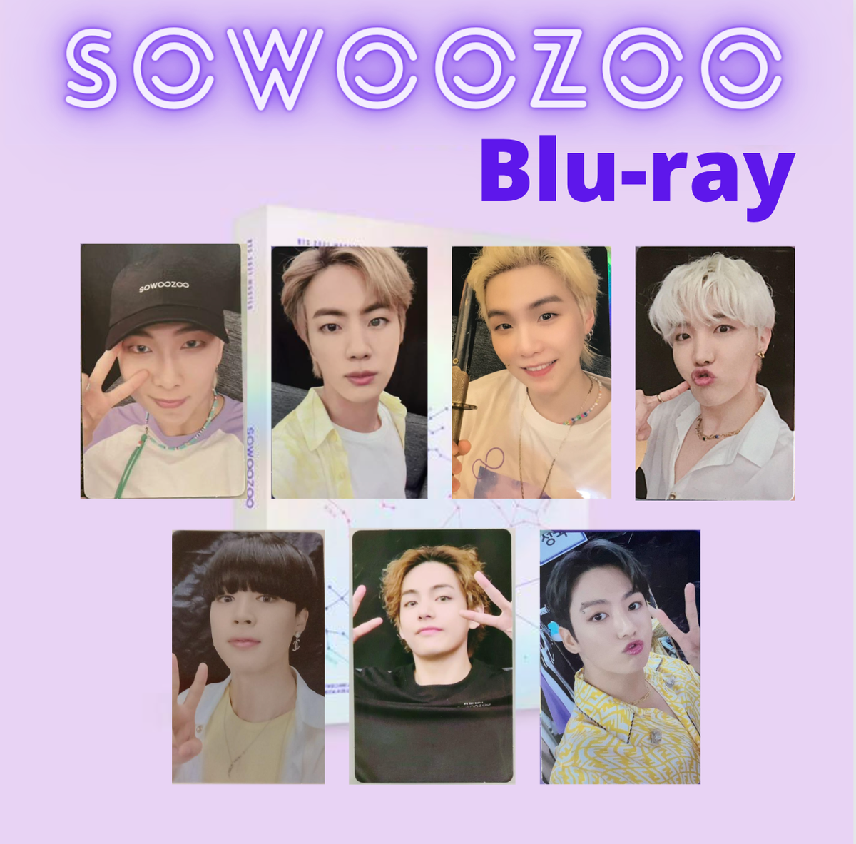 BTS 2021 MUSTER SOWOOZOO Blu-ray Photo card Photocard BTS 2021 MUSTER SOWOOZOO Blu-ray Photo card Photocard