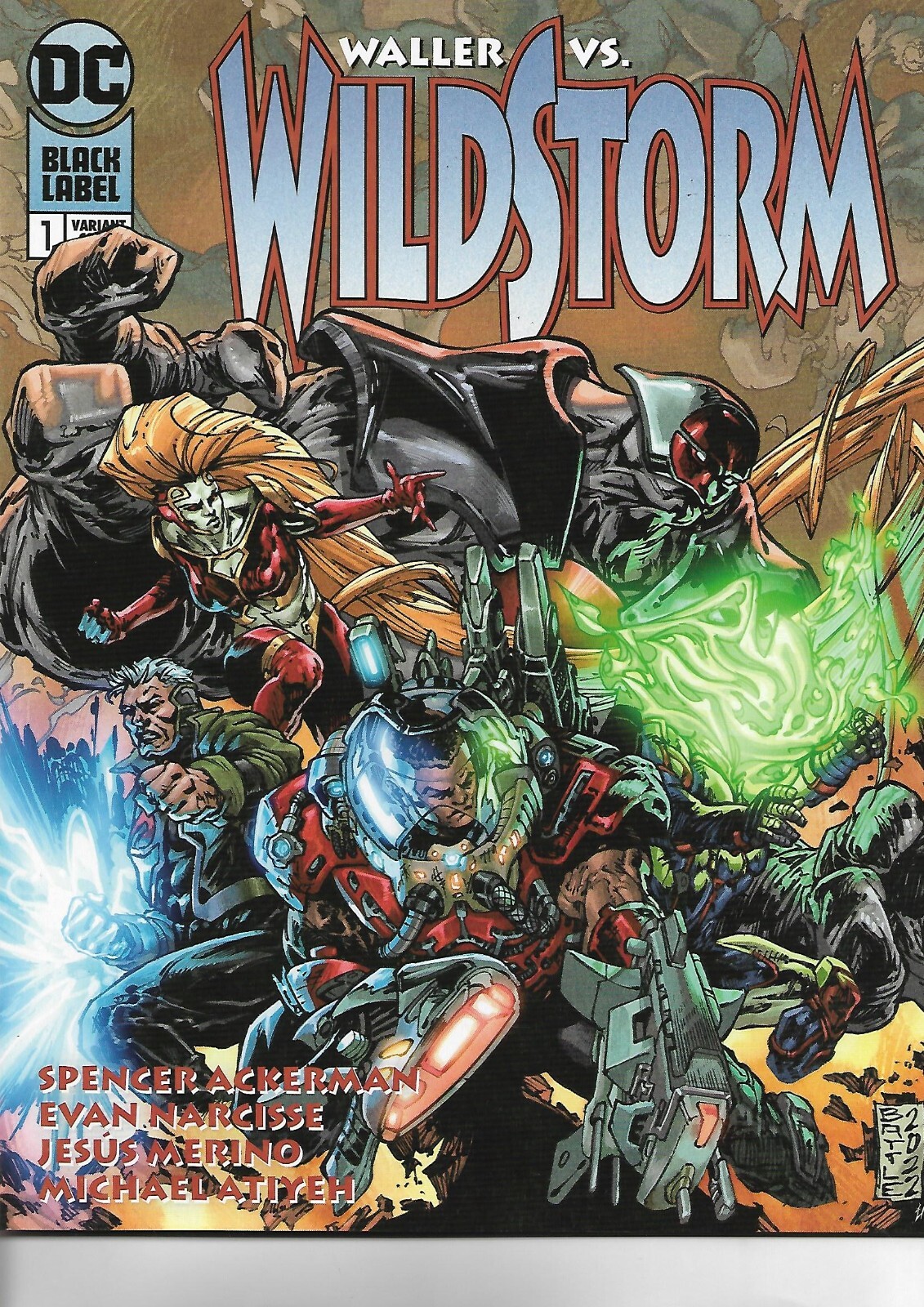 WALLER VS WILDSTORM (2023) #1 Variant - Back Issue (S)