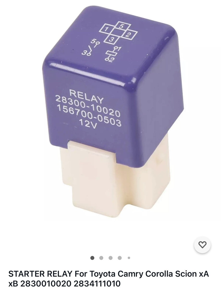 STARTER RELAY For Toyota Camry Corolla Scion xA xB 2830010020