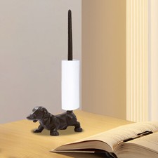 Bathroom Toilet Roll Holder Dog Towel Holder Kitchen Stand Rack Home Decor