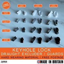 House garage door keyhole lock protector draught excluder guard insert security