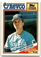 1988 TOPPS REVCO LEAGUE LEADERS KEVIN SEITZER KANSAS CITY ROYALS #22
