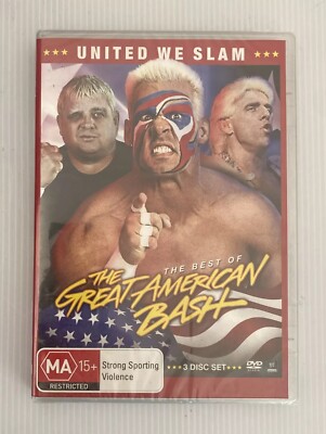 WWE The Best of Great American Bash (DVD, 2014) Brand New Sealed Free Post