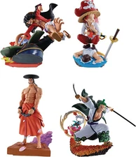 One Piece Log Box Wanokuni Vol.3 Luffy Zoro Oden 4 figure set Megahouse