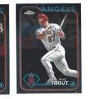 2024 Topps Chrome  Los Angeles Angels Mike Trout card