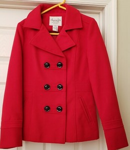 lined pea coat