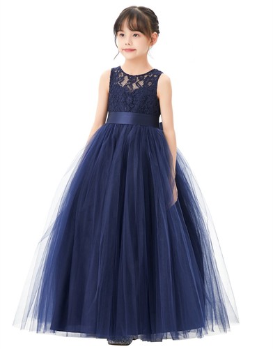 A-Line Flower Girl Dress Special Occasion Dress Birthday Party Dress Ball Gown - Picture 41 of 45