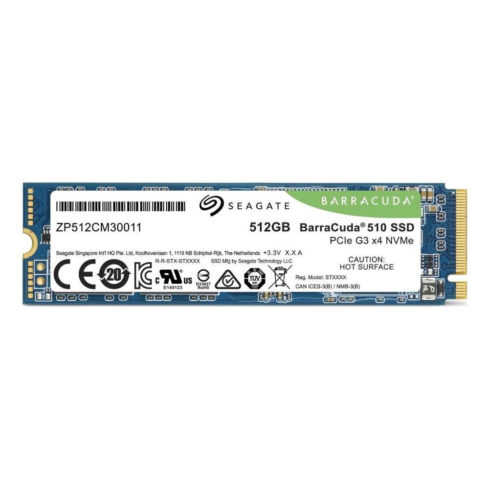 Seagate Barracuda 510 512GB M2.S PCIE Solid State Drive 15mm