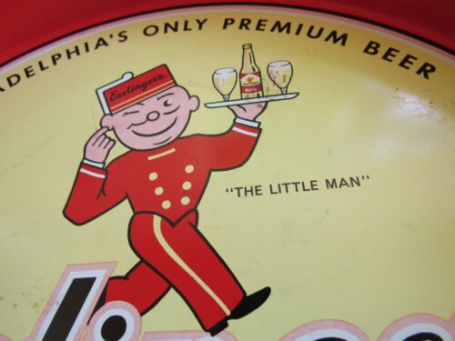 Old Esslinger's Little Man Philadelphia PA Beer Tray 13 Inch Good Condition NICE - Picture 6 of 11