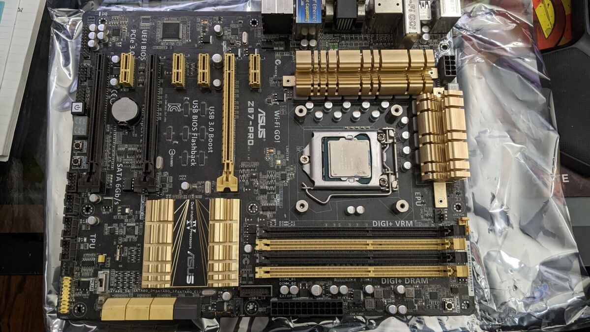 i7 4770k and Asus Z87 Pro motherboard